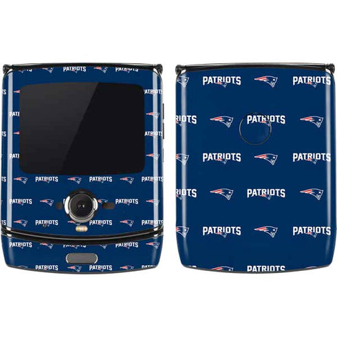 NFL New England Patriots Blitz Series Motorola RAZR Skin
