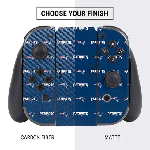 NFL New England Patriots Blitz Series Nintendo Switch Bundle Skin