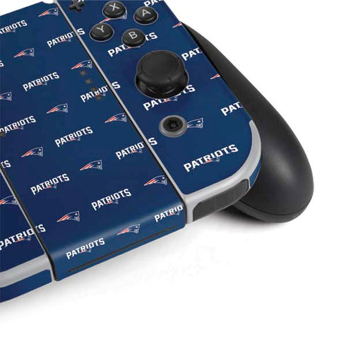 NFL New England Patriots Blitz Series Nintendo Switch OLED (2021) Skin