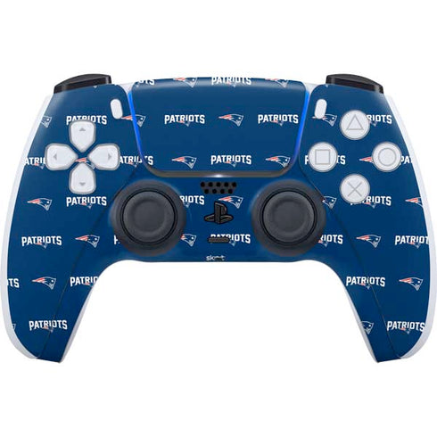 NFL New England Patriots Blitz Series PS5 Controller Skin