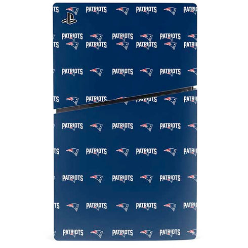 NFL New England Patriots Blitz Series PS5 Slim Digital Edition Console Skin