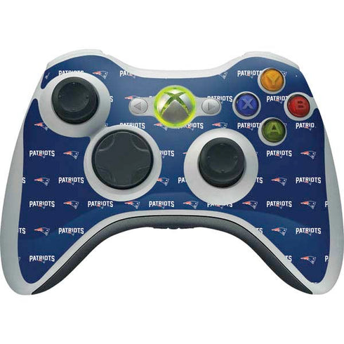 NFL New England Patriots Blitz Series Xbox 360 Wireless Controller Skin
