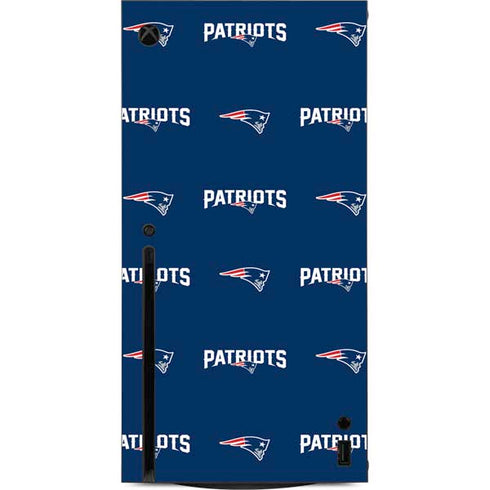 NFL New England Patriots Blitz Series Xbox Series X Console Skin