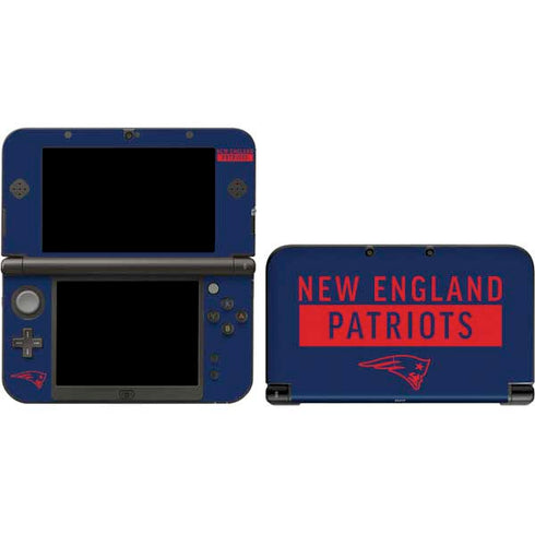 NFL New England Patriots Blue Performance Series 3DS XL 2015 Skin
