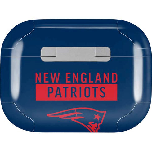 NFL New England Patriots Blue Performance Series AirPods Pro 2nd Gen Skin