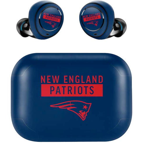 NFL New England Patriots Blue Performance Series Amazon Echo Buds Skin