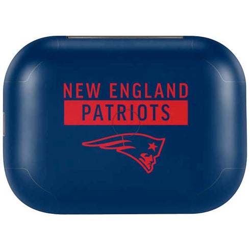 NFL New England Patriots Blue Performance Series Amazon Echo Buds Skin