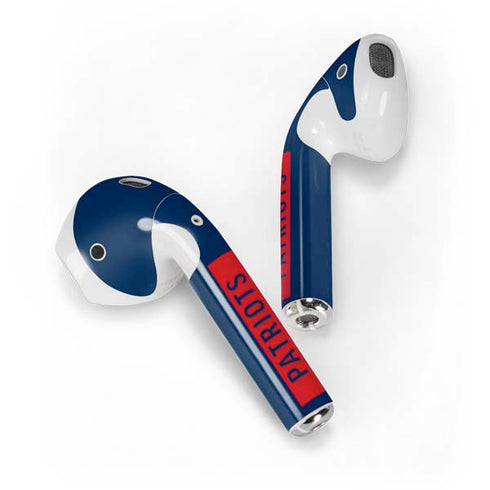 NFL New England Patriots Blue Performance Series Apple AirPods 2 Skin