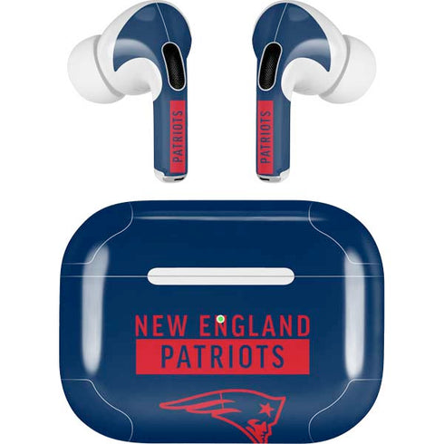 NFL New England Patriots Blue Performance Series Apple AirPods Pro Skin