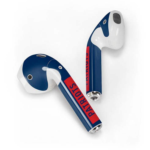 NFL New England Patriots Blue Performance Series Apple AirPods Skin