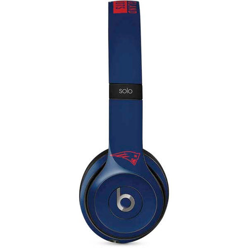 NFL New England Patriots Blue Performance Series Beats Solo 2 Wired Skin