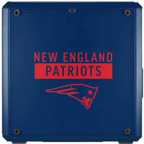 NFL New England Patriots Blue Performance Series Cooler Master MasterBox Q300L Mini Tower Skin
