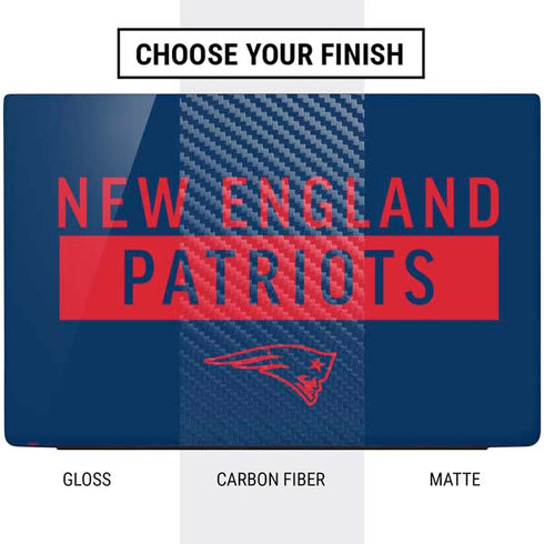 NFL New England Patriots Blue Performance Series Dell Vostro Skin