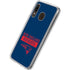 NFL New England Patriots Blue Performance Series Galaxy A20 Clear Case