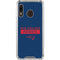 NFL New England Patriots Blue Performance Series Galaxy A30 Clear Case
