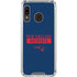 NFL New England Patriots Blue Performance Series Galaxy A30 Clear Case