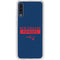 NFL New England Patriots Blue Performance Series Galaxy A50 Clear Case