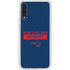 NFL New England Patriots Blue Performance Series Galaxy A50 Clear Case