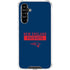NFL New England Patriots Blue Performance Series Galaxy A54 5G Clear Case