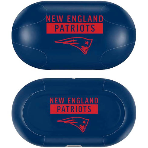 NFL New England Patriots Blue Performance Series Galaxy Buds Plus Skin