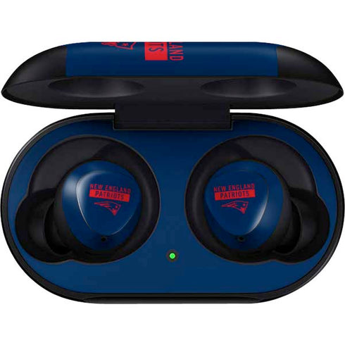 NFL New England Patriots Blue Performance Series Galaxy Buds Skin