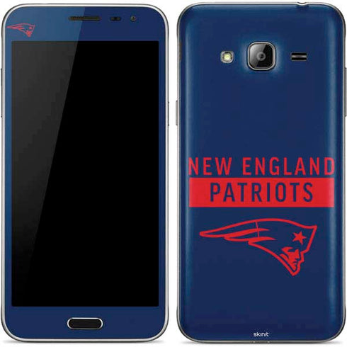 NFL New England Patriots Blue Performance Series Galaxy J3 Skin