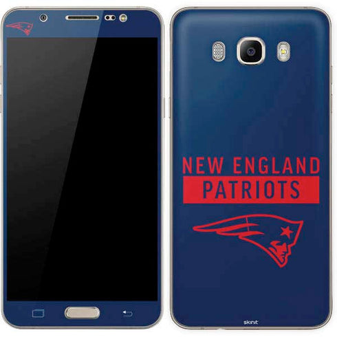 NFL New England Patriots Blue Performance Series Galaxy J7 Skin