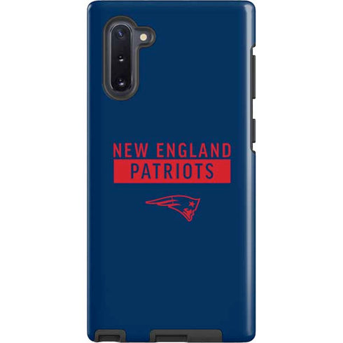 NFL New England Patriots Blue Performance Series Galaxy Note 10 Pro Case