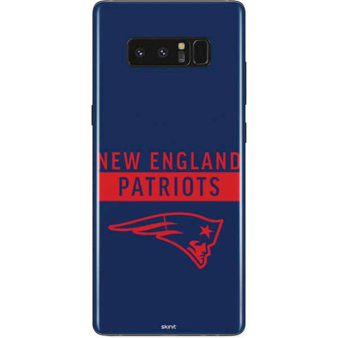 NFL New England Patriots Blue Performance Series Galaxy Note 8 Skin