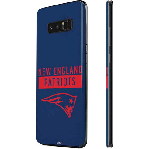 NFL New England Patriots Blue Performance Series Galaxy Note 8 Skin