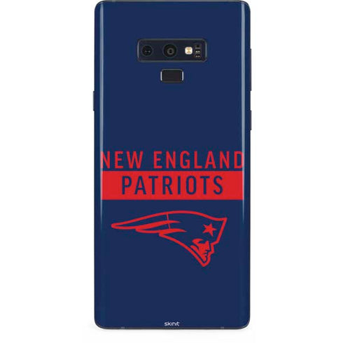 NFL New England Patriots Blue Performance Series Galaxy Note 9 Skin