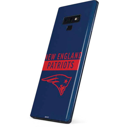 NFL New England Patriots Blue Performance Series Galaxy Note 9 Skin