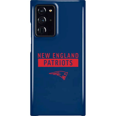 NFL New England Patriots Blue Performance Series Galaxy Note20 Ultra 5G Lite Case
