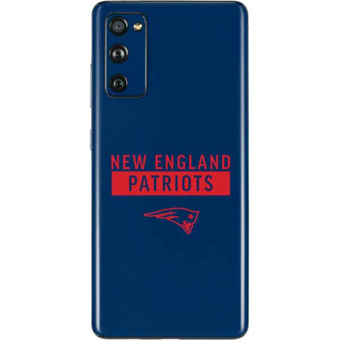 NFL New England Patriots Blue Performance Series Galaxy S20 Fan Edition Skin