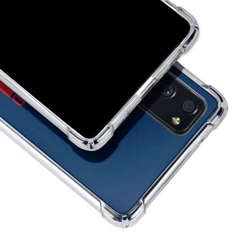 NFL New England Patriots Blue Performance Series Galaxy S20 FE Clear Case