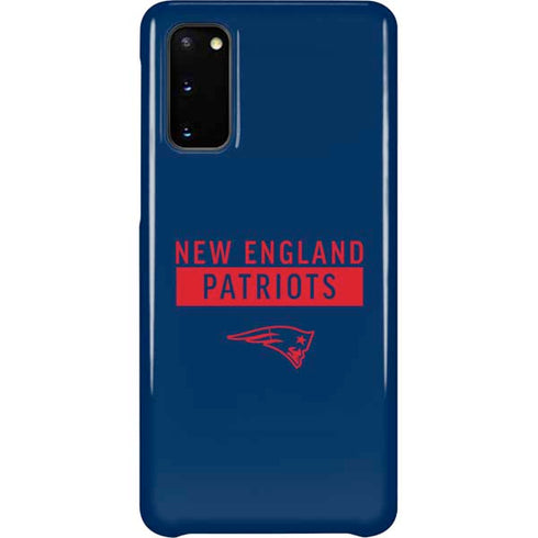 NFL New England Patriots Blue Performance Series Galaxy S20 Lite Case