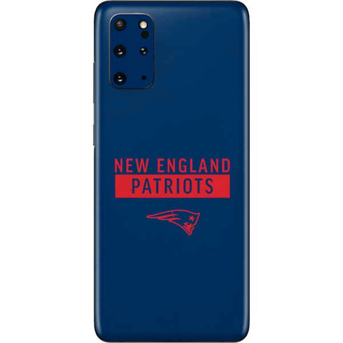 NFL New England Patriots Blue Performance Series Galaxy S20 Plus Skin