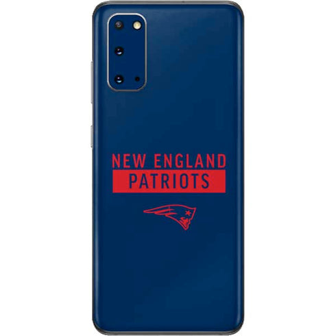 NFL New England Patriots Blue Performance Series Galaxy S20 Skin