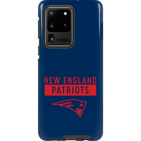 NFL New England Patriots Blue Performance Series Galaxy S20 Ultra 5G Pro Case