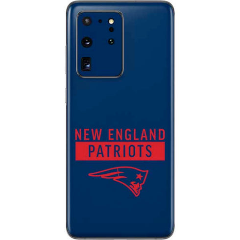 NFL New England Patriots Blue Performance Series Galaxy S20 Ultra 5G Skin