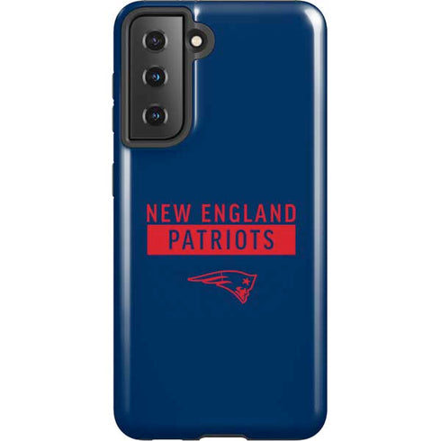 NFL New England Patriots Blue Performance Series Galaxy S21 5G Pro Case