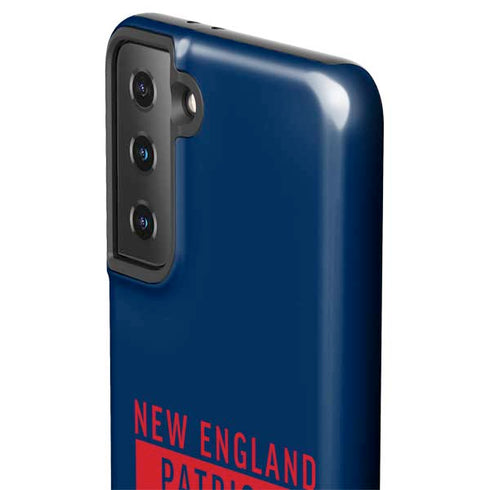 NFL New England Patriots Blue Performance Series Galaxy S21 FE Pro Case