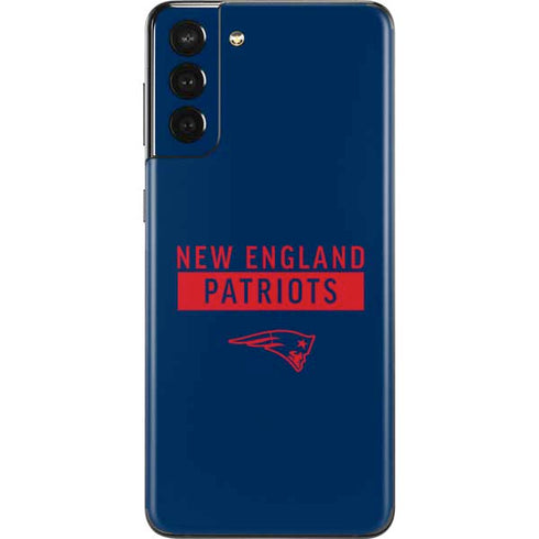 NFL New England Patriots Blue Performance Series Galaxy S21 Plus 5G Skin