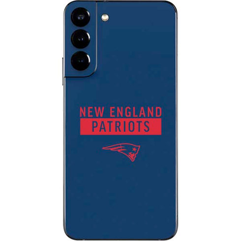 NFL New England Patriots Blue Performance Series Galaxy S22 Plus Skin