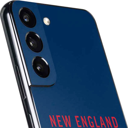NFL New England Patriots Blue Performance Series Galaxy S22 Plus Skin