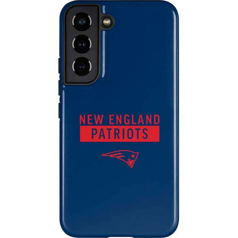 NFL New England Patriots Blue Performance Series Galaxy S22 Pro Case