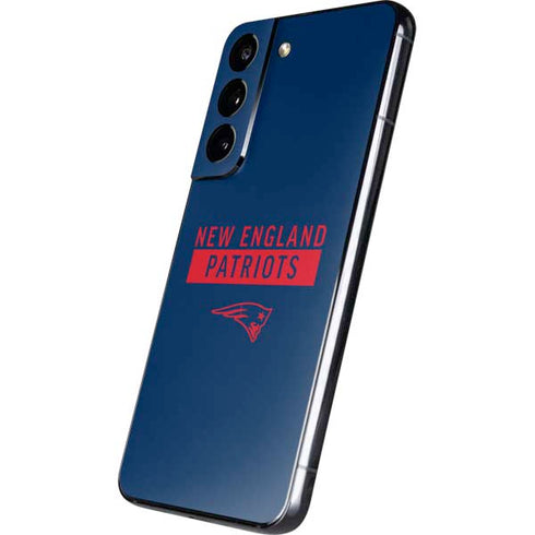 NFL New England Patriots Blue Performance Series Galaxy S22 Skin