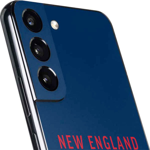 NFL New England Patriots Blue Performance Series Galaxy S22 Skin