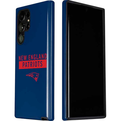 NFL New England Patriots Blue Performance Series Galaxy S22 Ultra Pro Case
