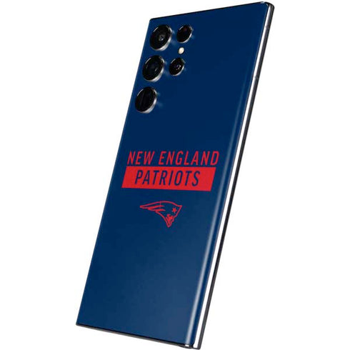 NFL New England Patriots Blue Performance Series Galaxy S22 Ultra Skin